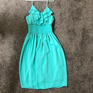 Turquoise dress